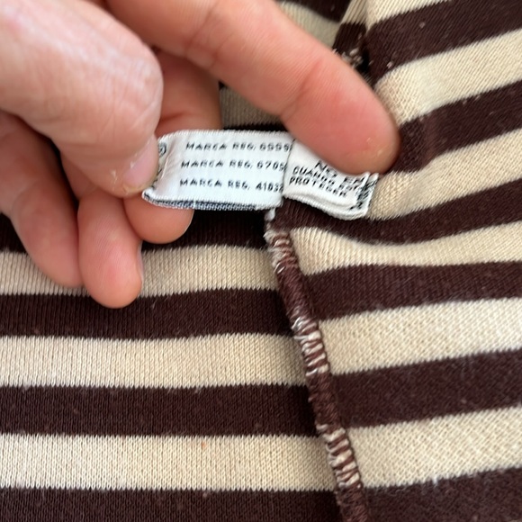 Striped long sleeve color block cardigan - Picture 12 of 12